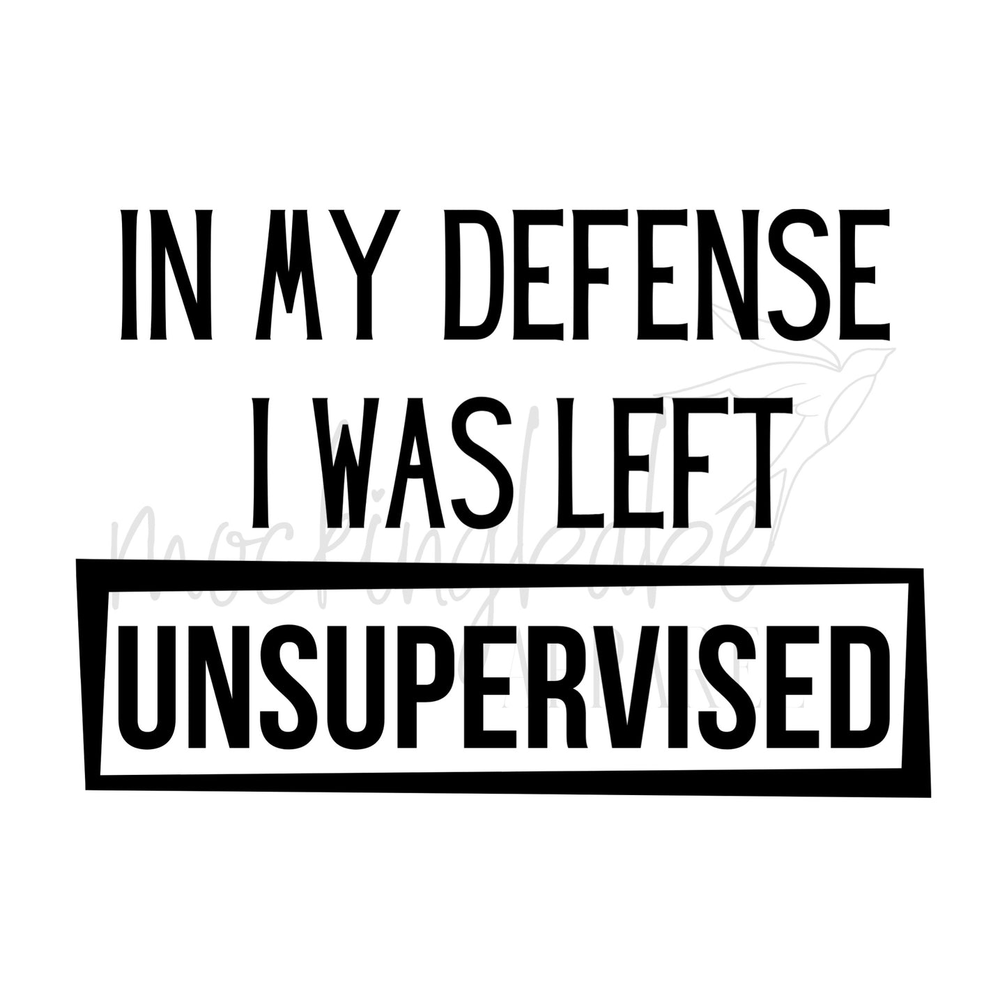 Left Unsupervised